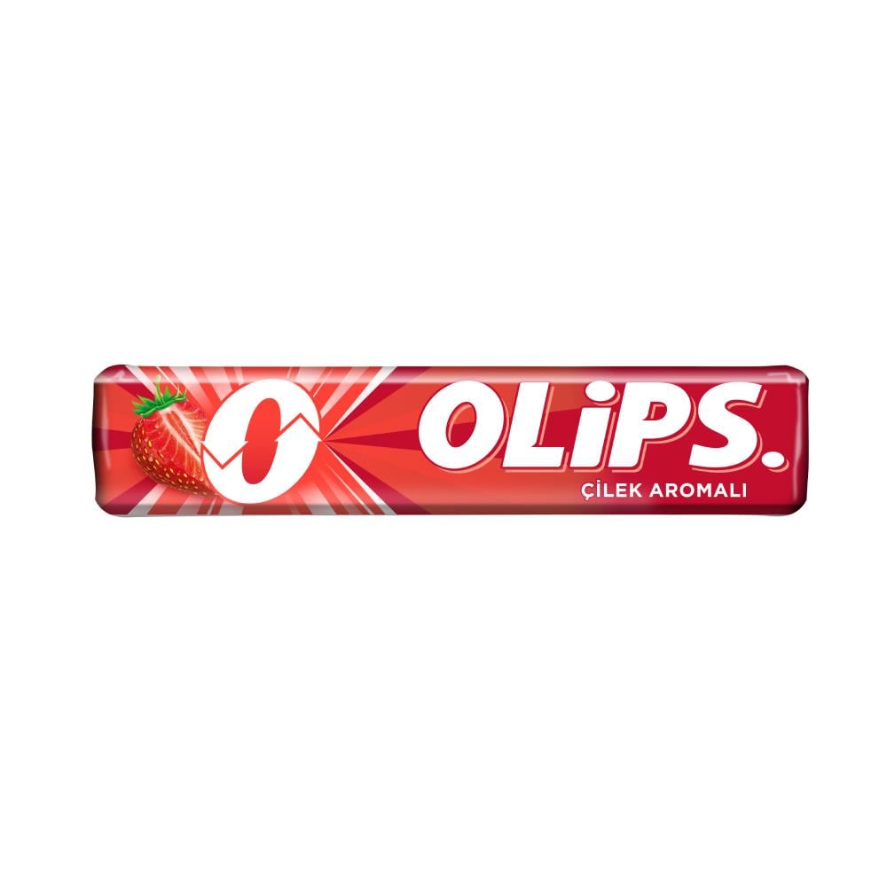Olips Cam Şeker Çilek