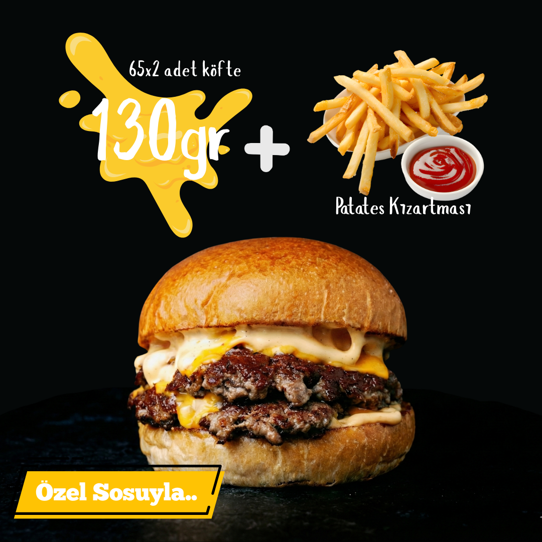 Smashburger Double + Patates Kızartması